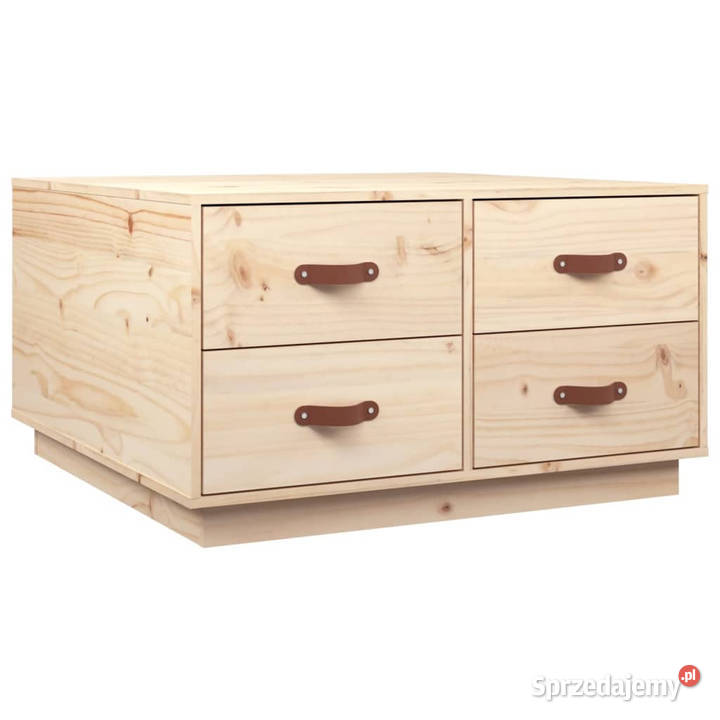 Stolik kawowy 80x80x45 lite drewno sosnowe mazowieckie Warszawa