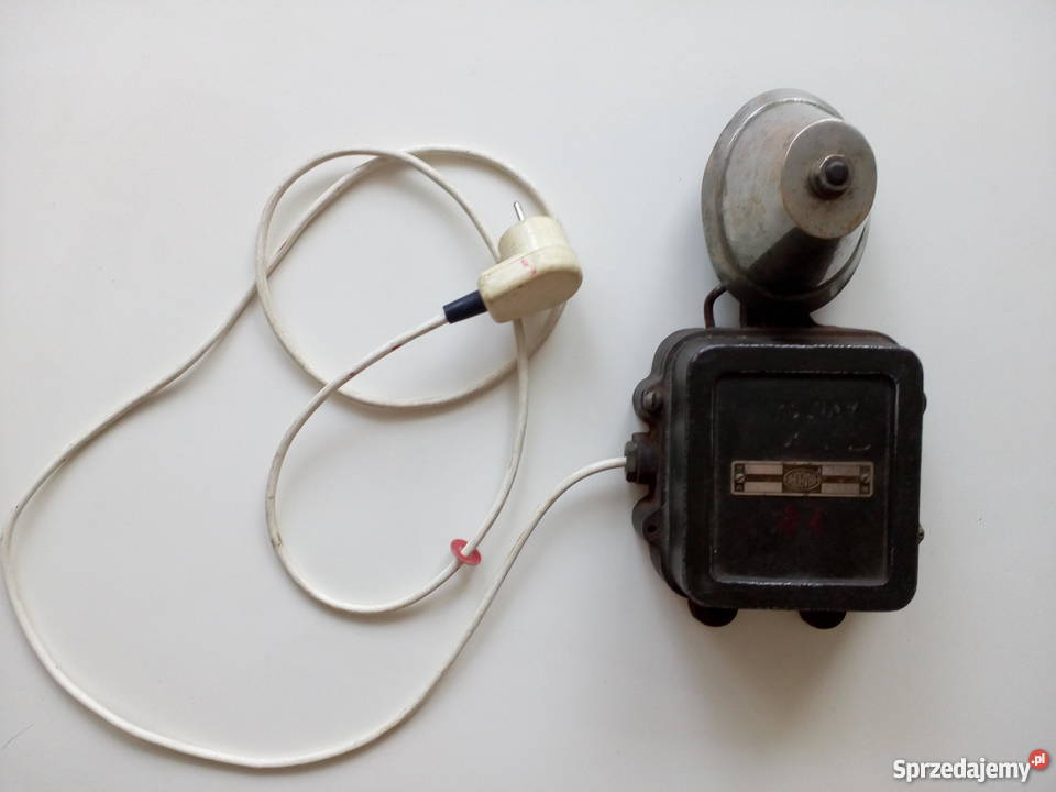 Stary unikatowy dzwonek szkolny BRABORK sprawny