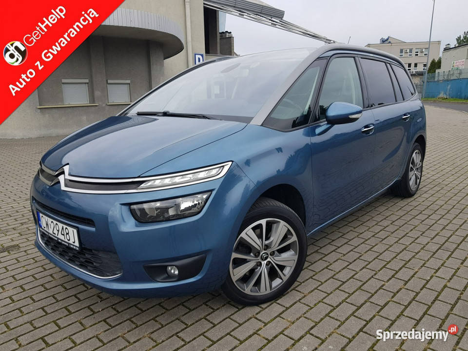 Citroen C4 Grand Picasso 20 HDi 7 osób Kamera wielofunkcyjna kierownica Włocławek
