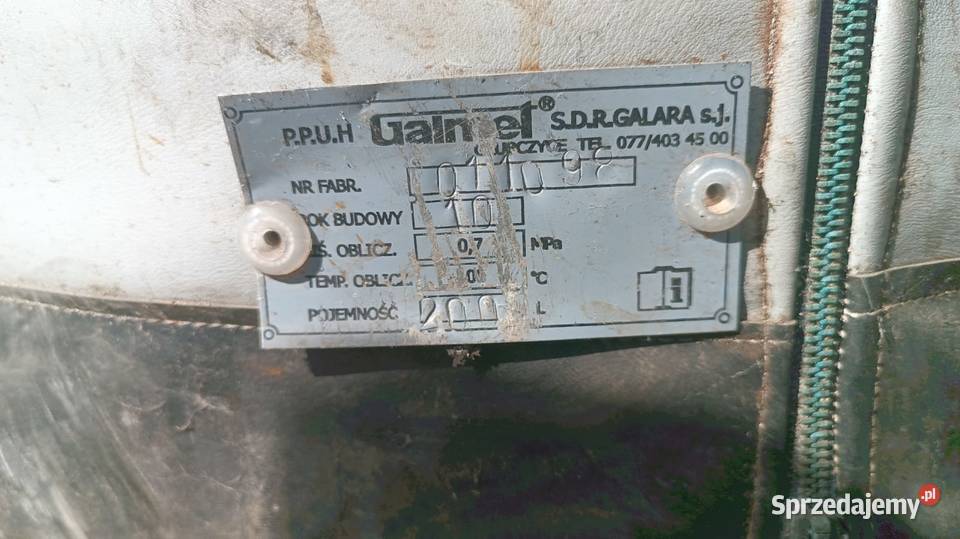 Wymiennik ciepła Galmet 200L