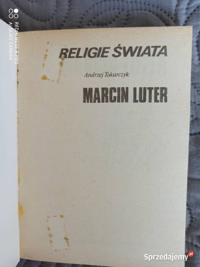 MARCIN LUTER ATokarczyk Książki naukowe i popularnonaukowe Warszawa