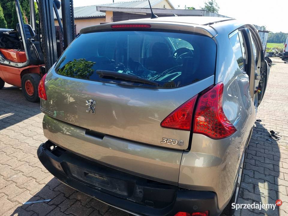 KLAPA TYLNA TYŁ SZYBA EVGC PEUGEOT 3008 I KLAPA osobowe sprzedam