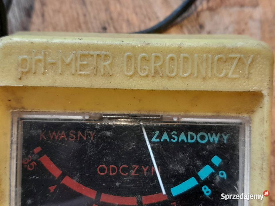 Stary pHmetr ogrodniczy PRL retro vintage Dąbrowa Górnicza