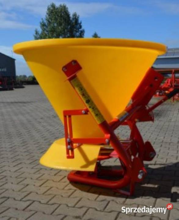 Rozsiewacze nawozów jednotarczowe z plastikowym nieuszkodzony Rozsiewacze nawozów Proszówka