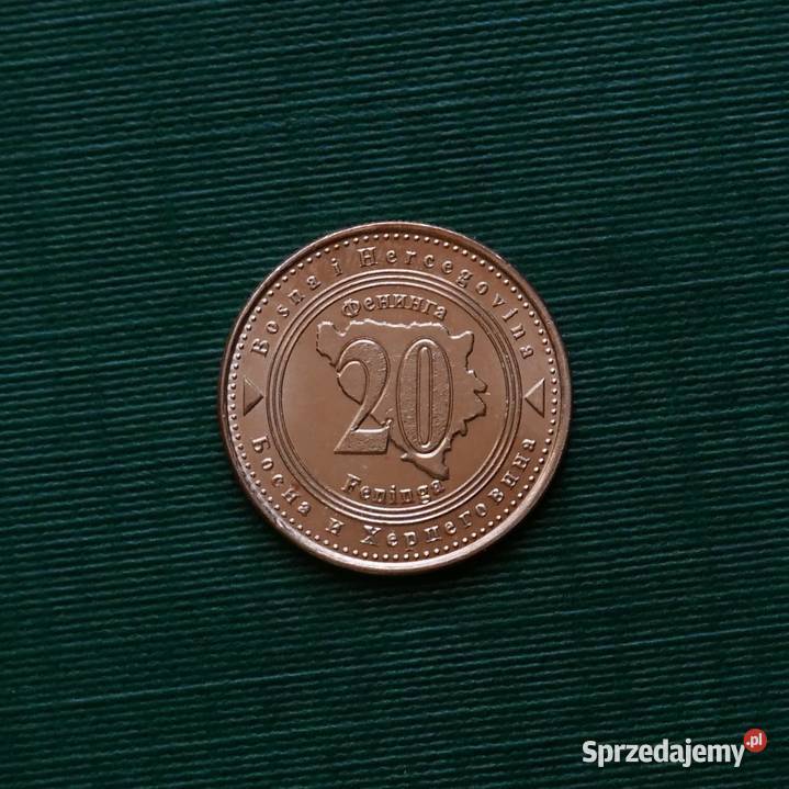 BOŚNIA I HERCEGOWINA 20 fenigów 2017r śląskie Gliwice