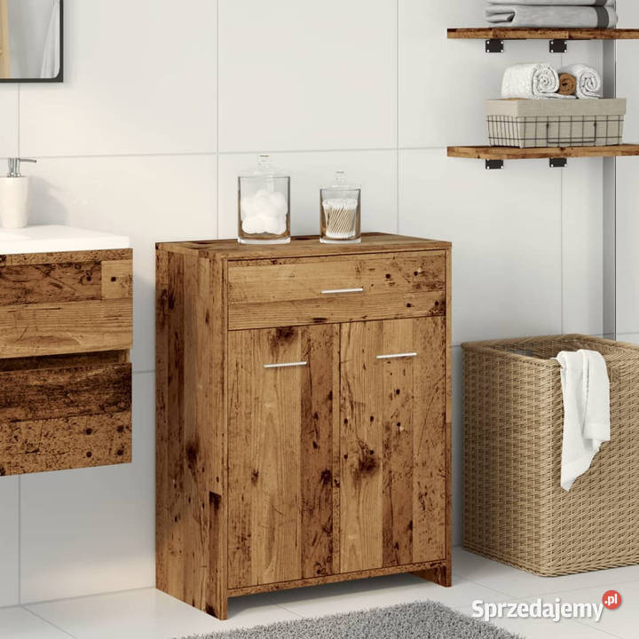Szafka łazienkowa stare drewno 60x33x80 WM856287 Warszawa sprzedam