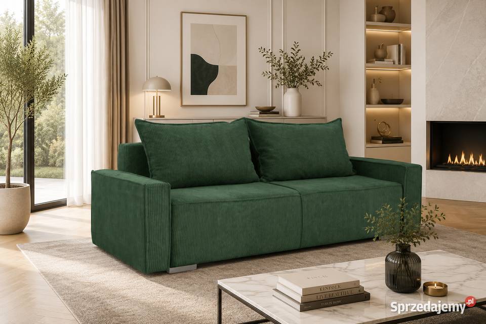 Sofa rozkładana AMAZON 200 135 z pojemnikiem Kępno