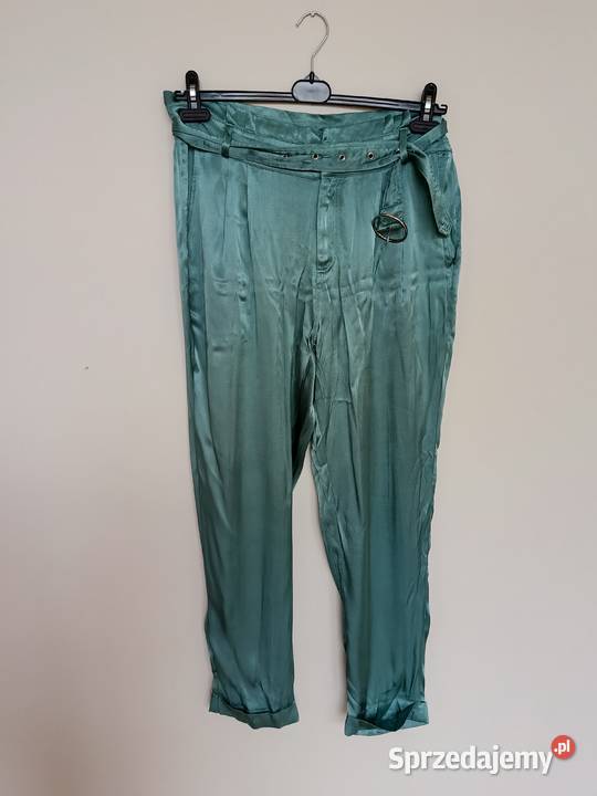 Eleganckie turkusowe spodnie Denim Hunter r 42 Gdynia