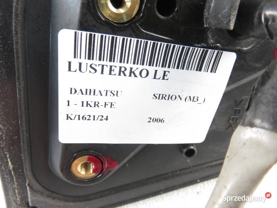 LUSTERKO LEWE DAIHATSU SIRION G40 Lusterka zewnętrzne