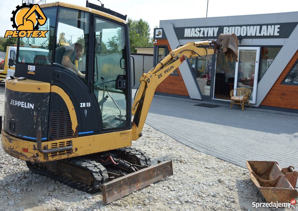 Mini koparka ZEPPELIN ZR15 1999r FAKTURA LONG Złoczew sprzedam