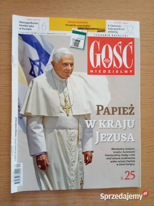 Tygodnik Gość Niedzielny maj 2009r Czasopisma sprzedam
