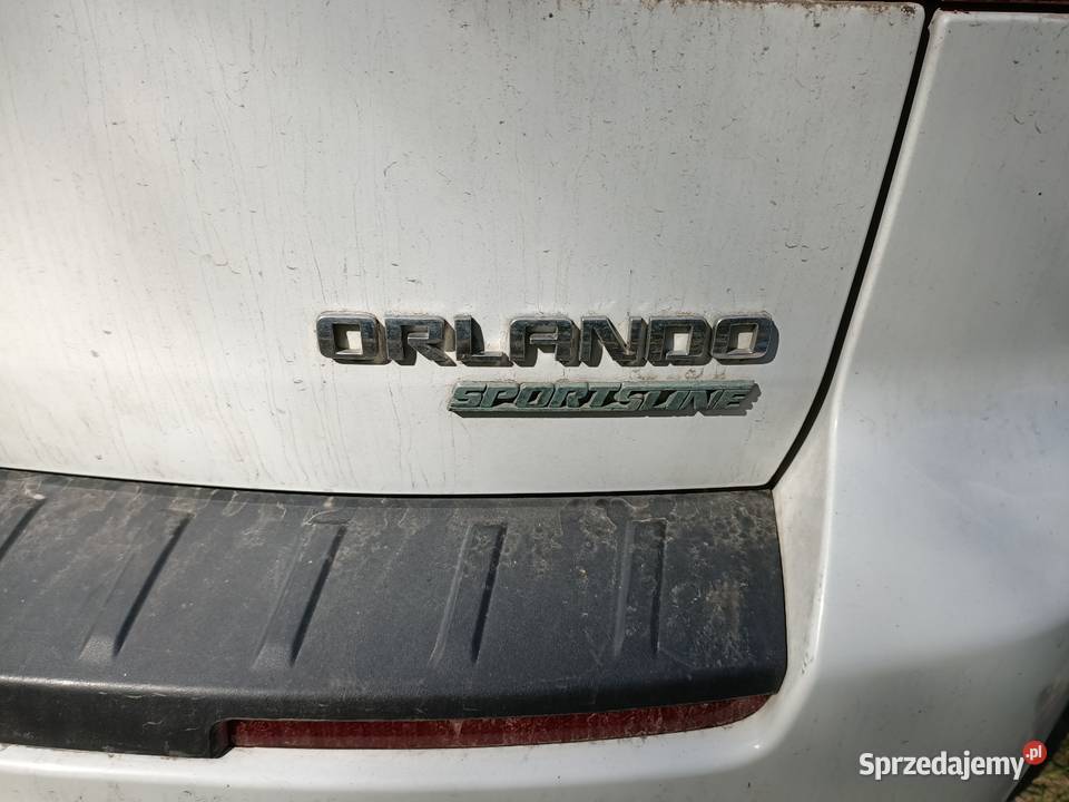 Chevrolet Orlando 13r 20d 163 welurowa tapicerka Bolesławiec
