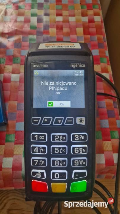 Terminal płatniczy bez pinpadu ingenico desk Poznań