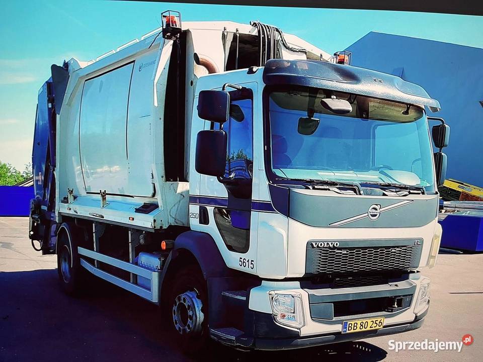 Volvo FE 250 śmieciarka 15 m3 2 komory Norba automatyczna świętokrzyskie sprzedam