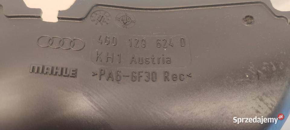 AUDI A7 4G WLOT DOLOT POWIETRZA 4G0129624D Silniki i osprzęt