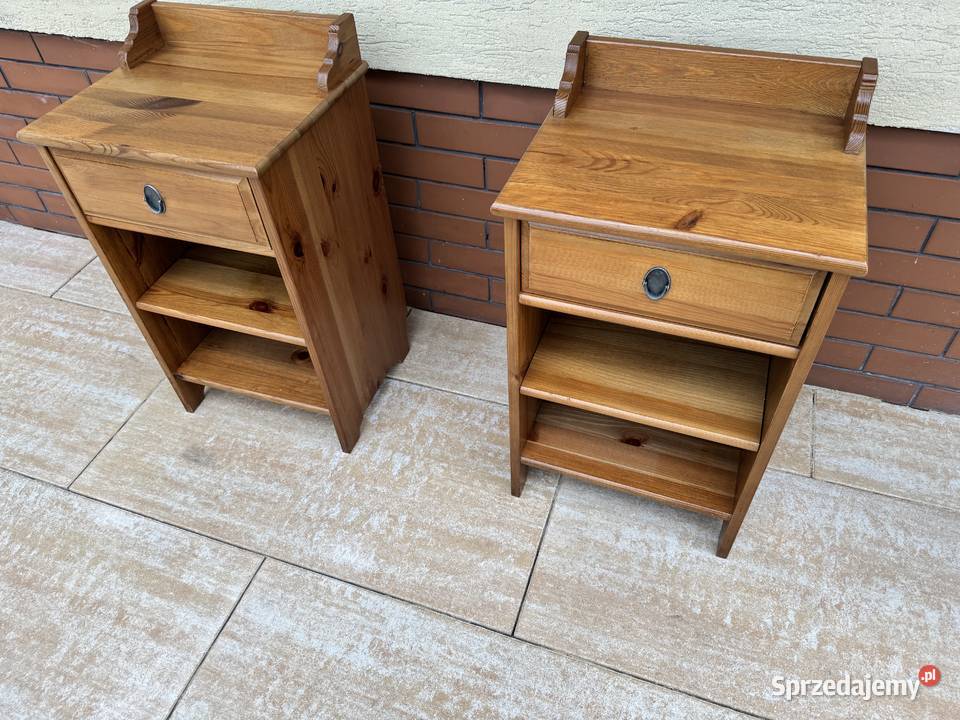 Szafka nocna Leksvik drewniana Ikea stolik do Warszawa