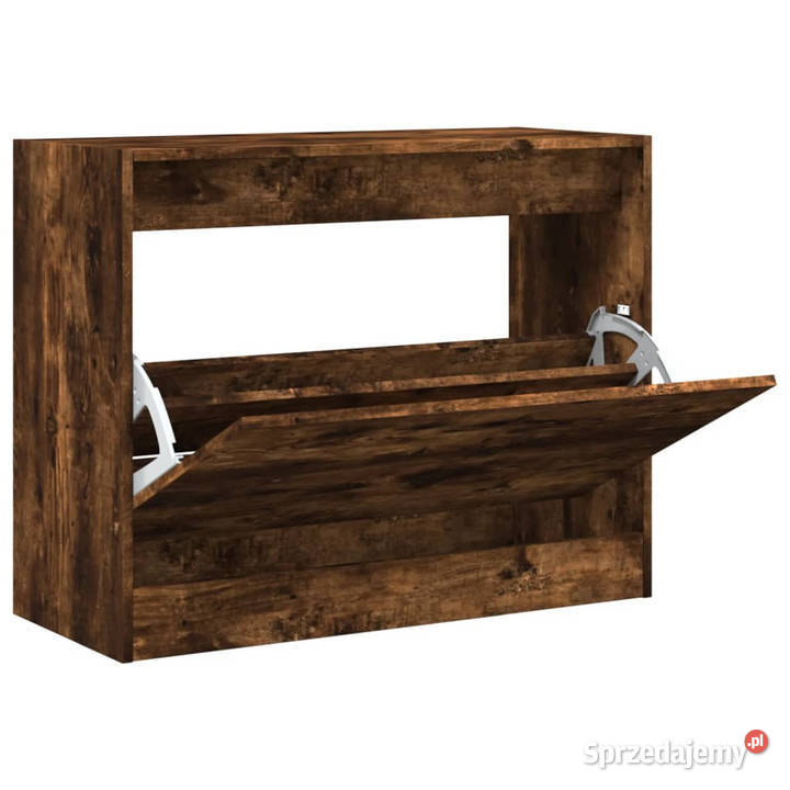 Szafka na buty przydymiony dąb 80x34x63 WM839963 Warszawa sprzedam