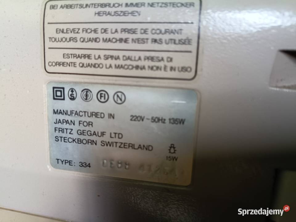 FILM Bernina 334 szwajcarski overlock 4 nitk Kraków