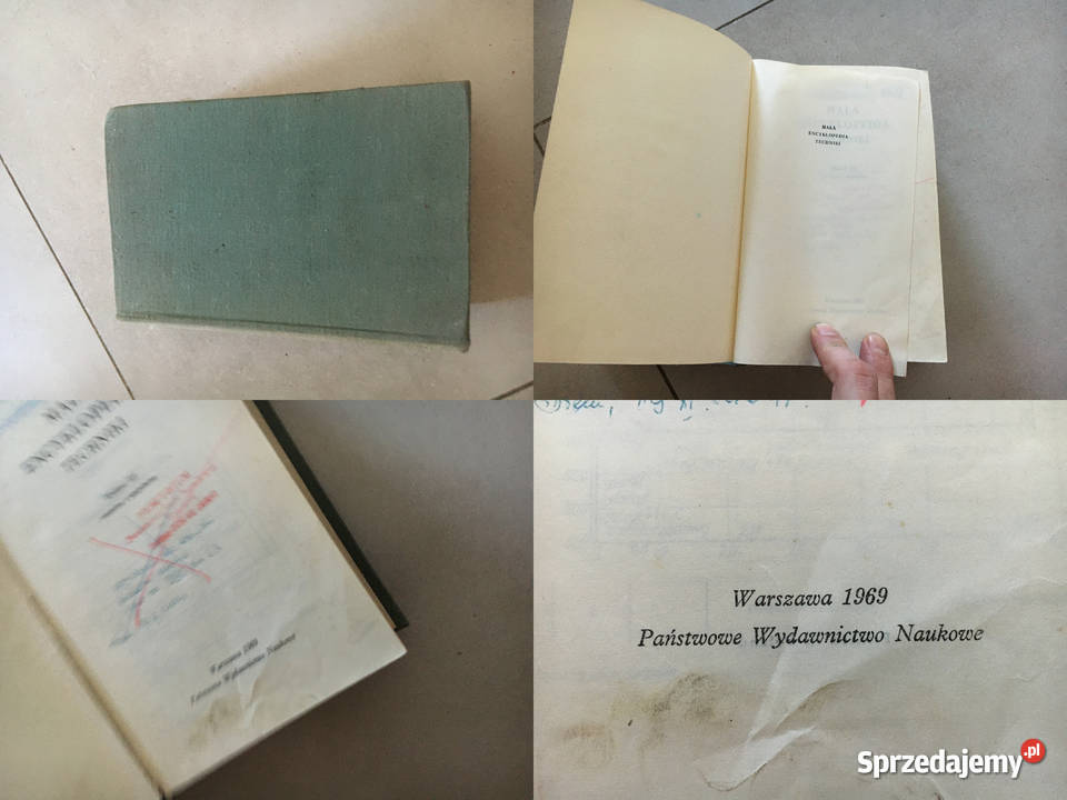 Mała Encyklopedia Techniki 1969 PWN Unikatowe Ostrów Wielkopolski
