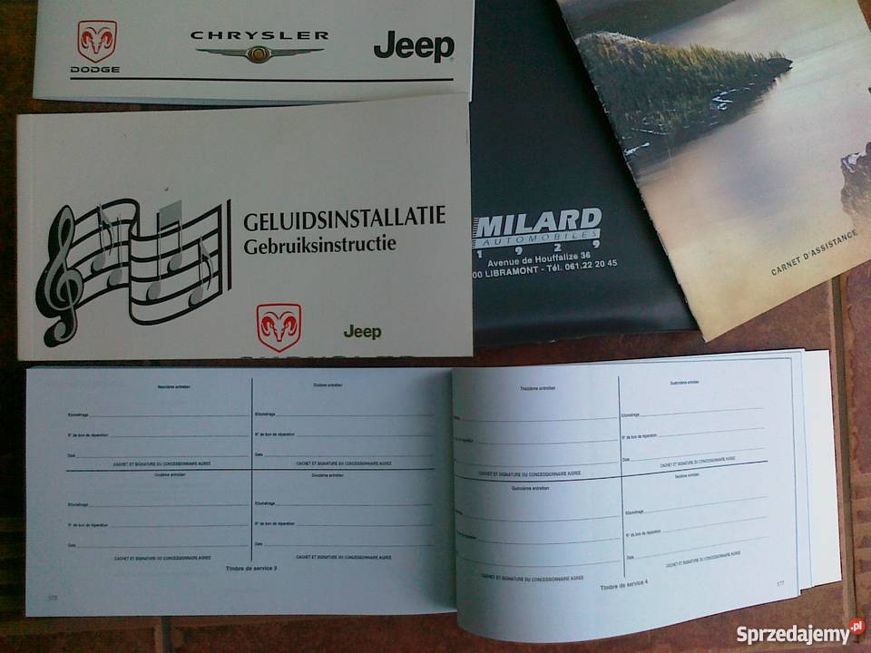 Jeep Compass książki serwisowe w etui Jarocin