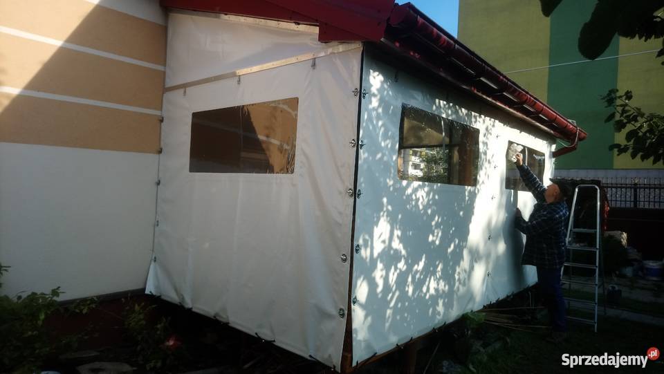 Ściany PCV PLANDEKA do altanek z oknem Białystok sprzedam