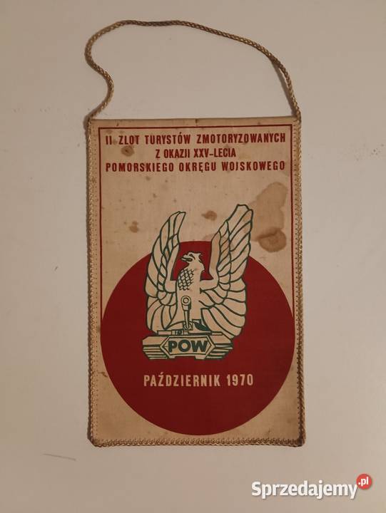 Proporczyk Pomorski Okręg Wojskowy Zlot wielkopolskie