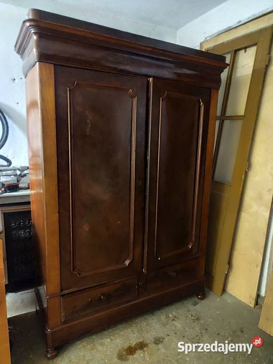 Stara szafa antyk Biedermeier Eklektyk Orzech Antyki, Sztuka, Kolekcje Białystok