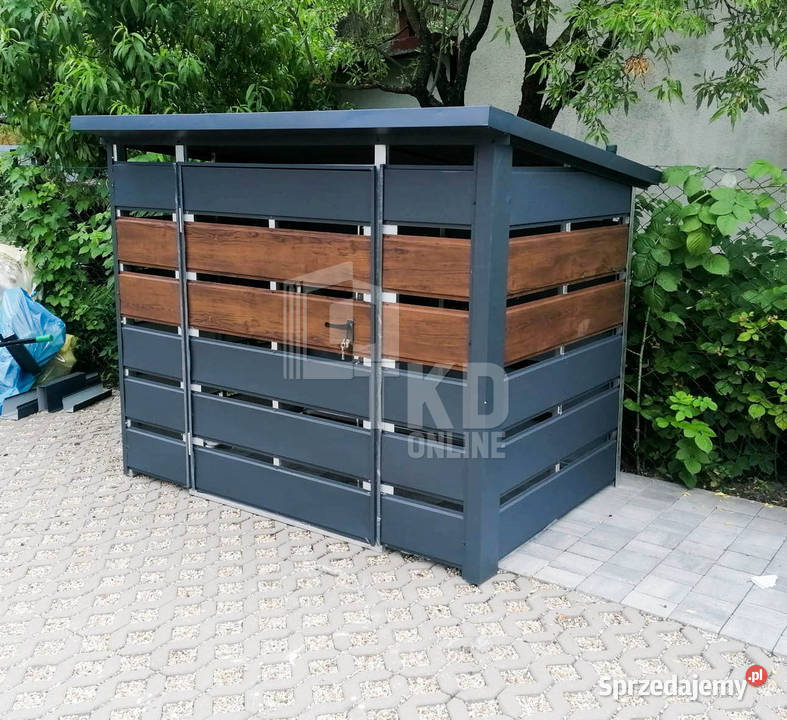 Wiata śmietnikowa 2x1m Schowek ogrodowy na Turek sprzedam