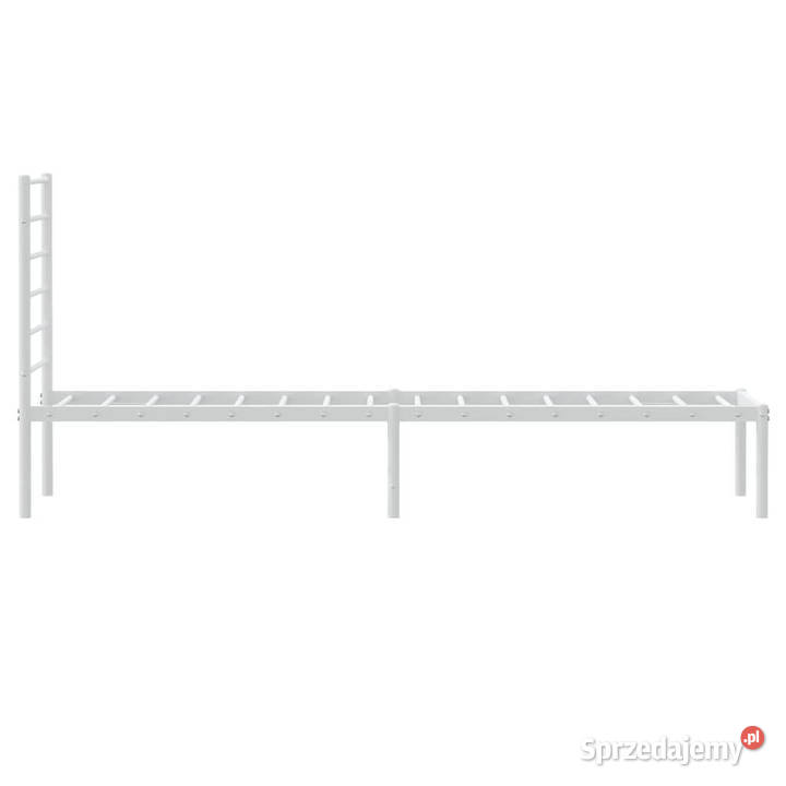Łóżko Metalowe Białe Rama Łóżka Ze Stelażem 85cm Warszawa sprzedam