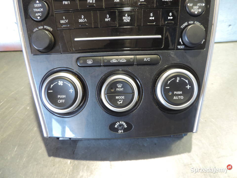 MAZDA 6 RADIO PANEL ŚRODKOWY RADIO Sprzęt audio fabryczny Części samochodowe małopolskie Nowy Sącz