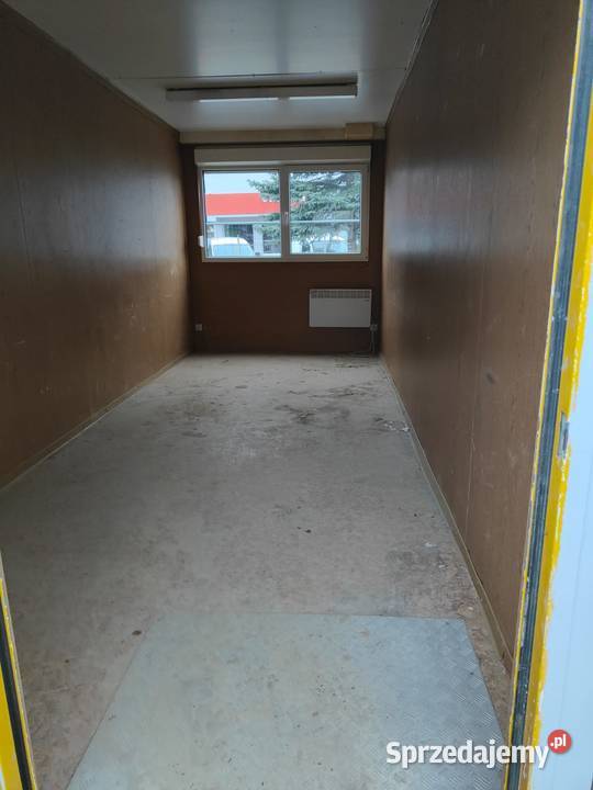 Kontener biurowy szatniowy szarym Warszawa Łomianki