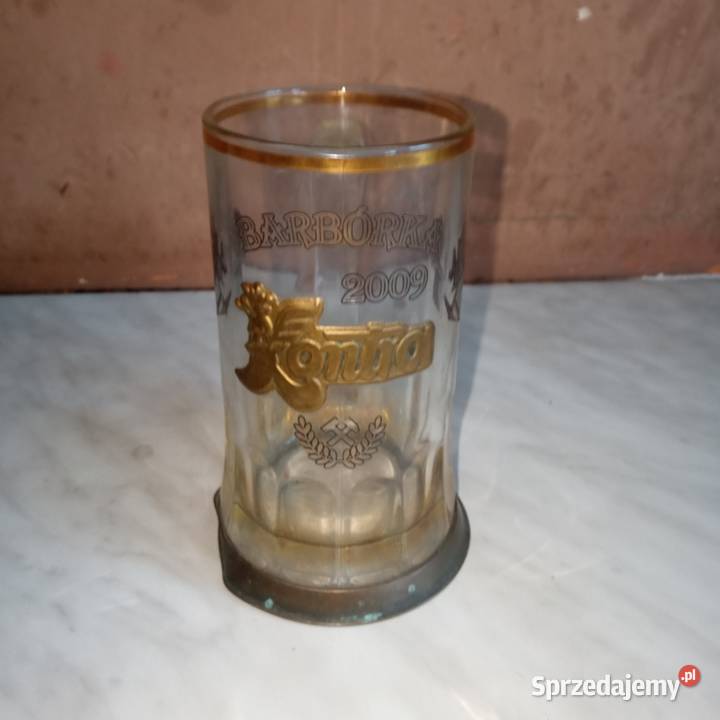 Szklany kufel górniczy Barbórka 2009 Zabrze sprzedam