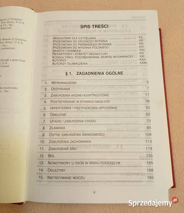 MSD Podręcznik geriatrii studia śląskie Katowice