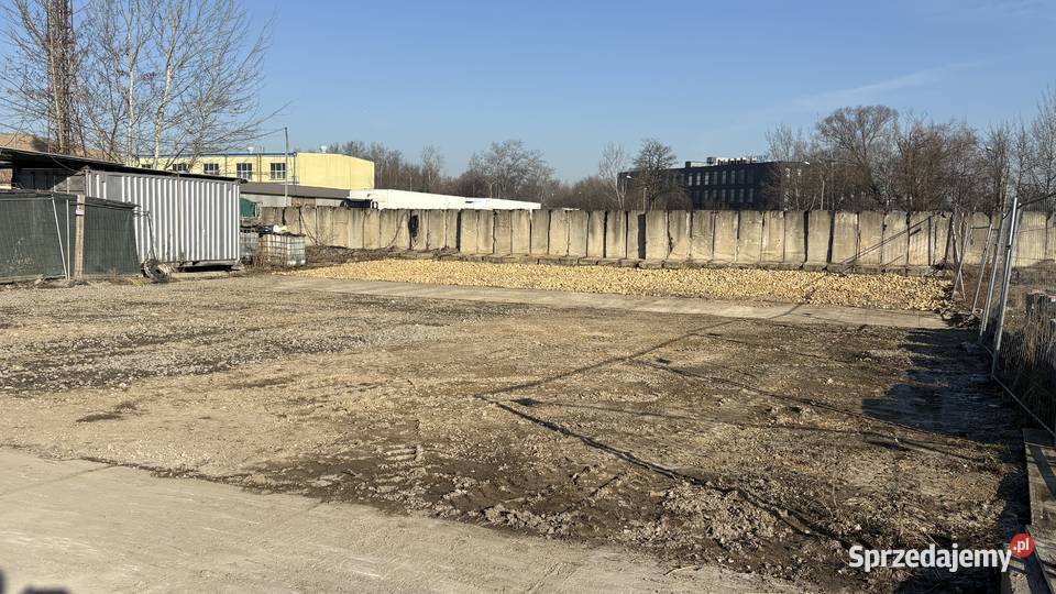 Plac utwardzony do wynajęcia pow 506 m2 Kraków małopolskie