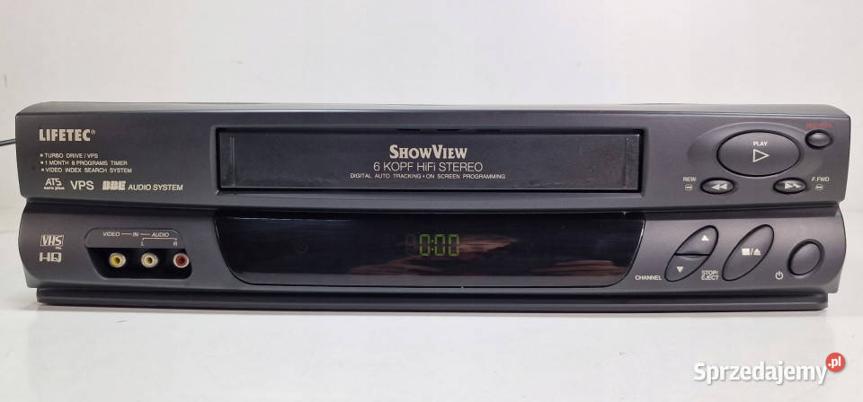Video magnetowid Lifetec LT9020 LT 9020 6 head Międzychód