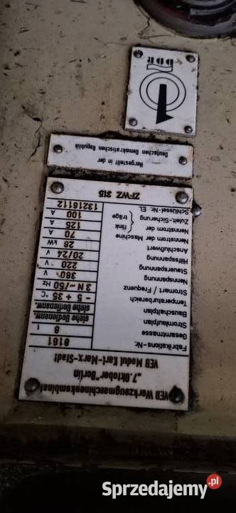 Frezarka do kół zębatych ZFWZ 315 śląskie Tarnowskie Góry