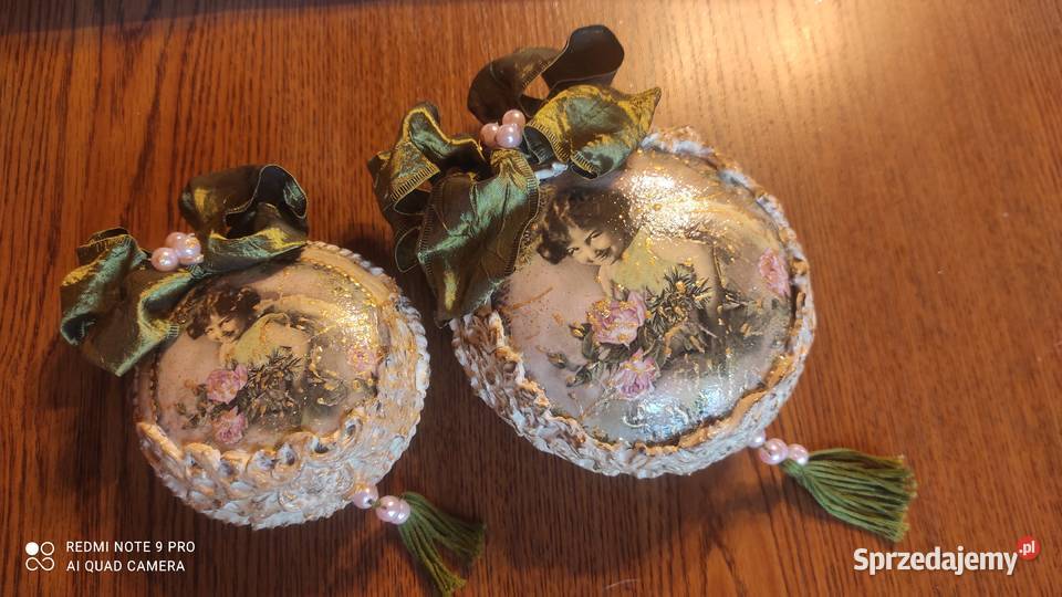 decupage piękne medaliony Koniaków