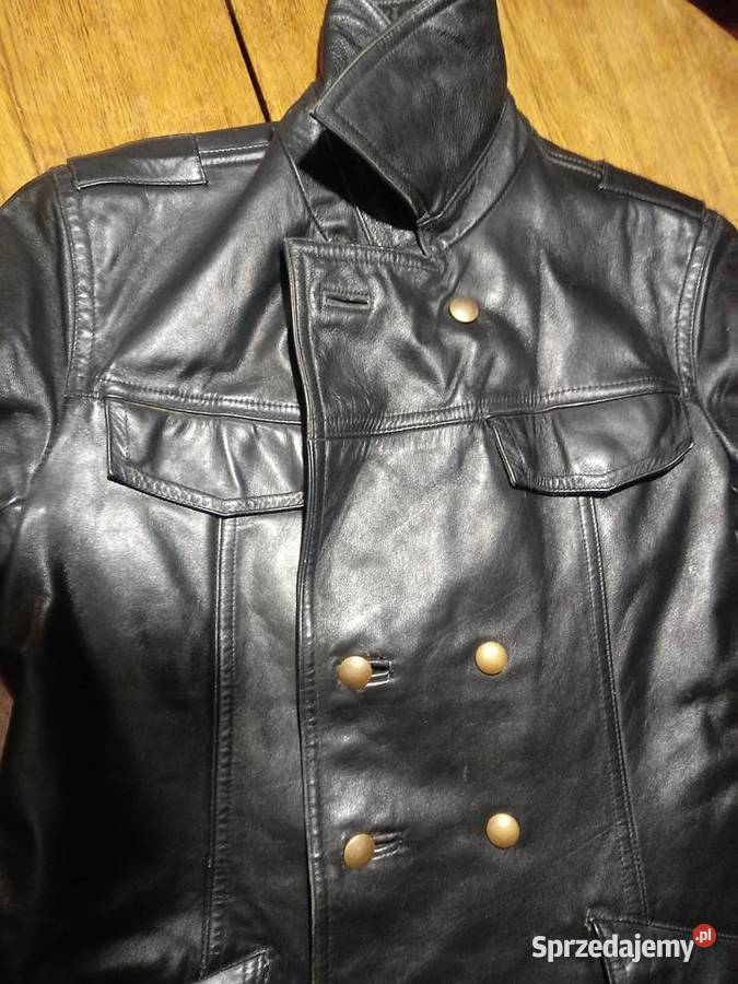 skórzana kurtka mundurowa policji niemieckiej Piotrówek
