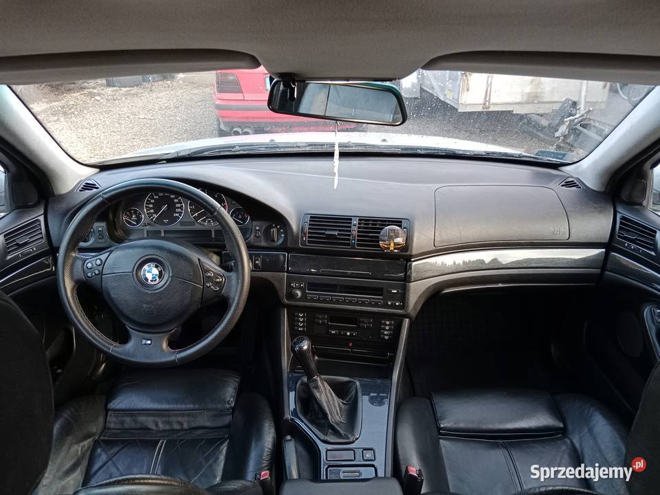 WNĘTRZE BMW E39 czarna skóra sportsitze osobowe podkarpackie