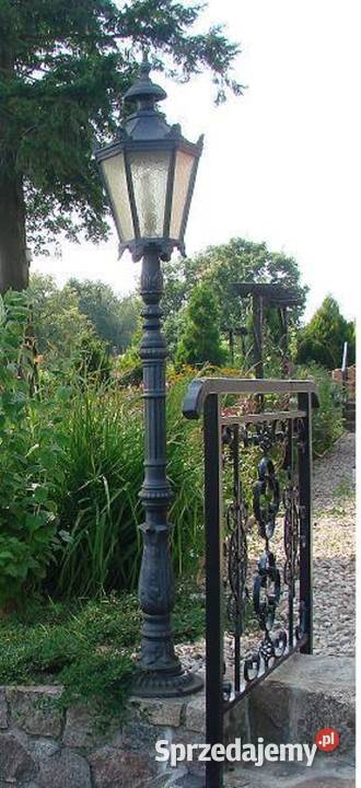 ŻELIWNA STYLOWA LAMPA H196 OGRODOWA OŚWIETLENIE Oświetlenie Gołdap sprzedam