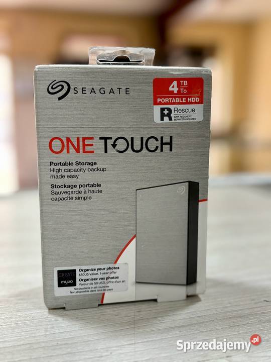 Dysk zewnętrzny HDD Seagate One Touch 4TB Pojemność > 3000 warmińsko-mazurskie Elbląg