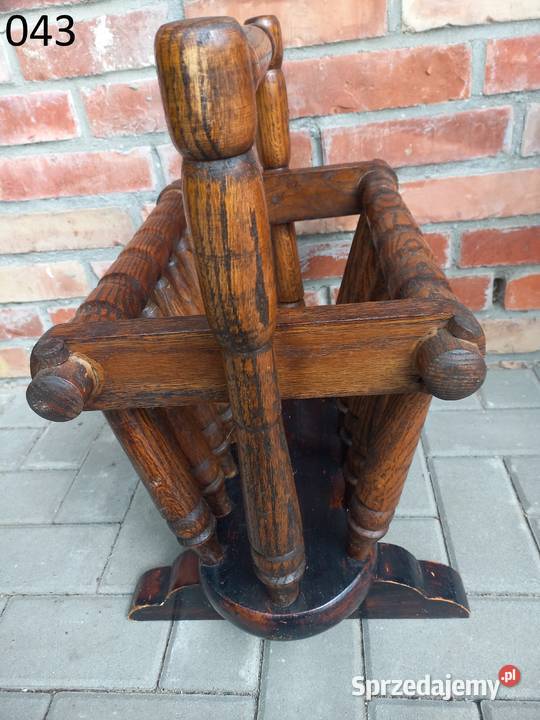 Gazetnik drewniany holenderski stojak na gazety Gawroniec sprzedam