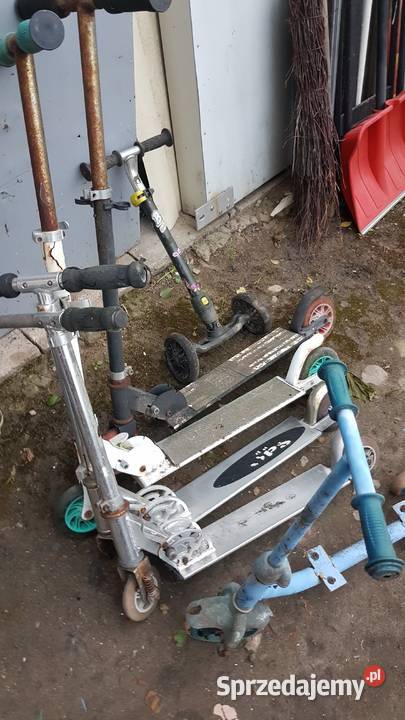 Hulajnogi 5 do naprawy na części Lublin