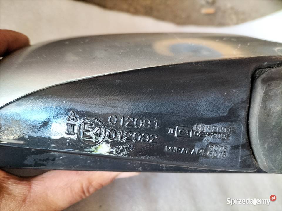 LUSTERKO PRAWE MITSUBISHI GALANT lusterka zewnętrzne lubelskie Kamień-Kolonia