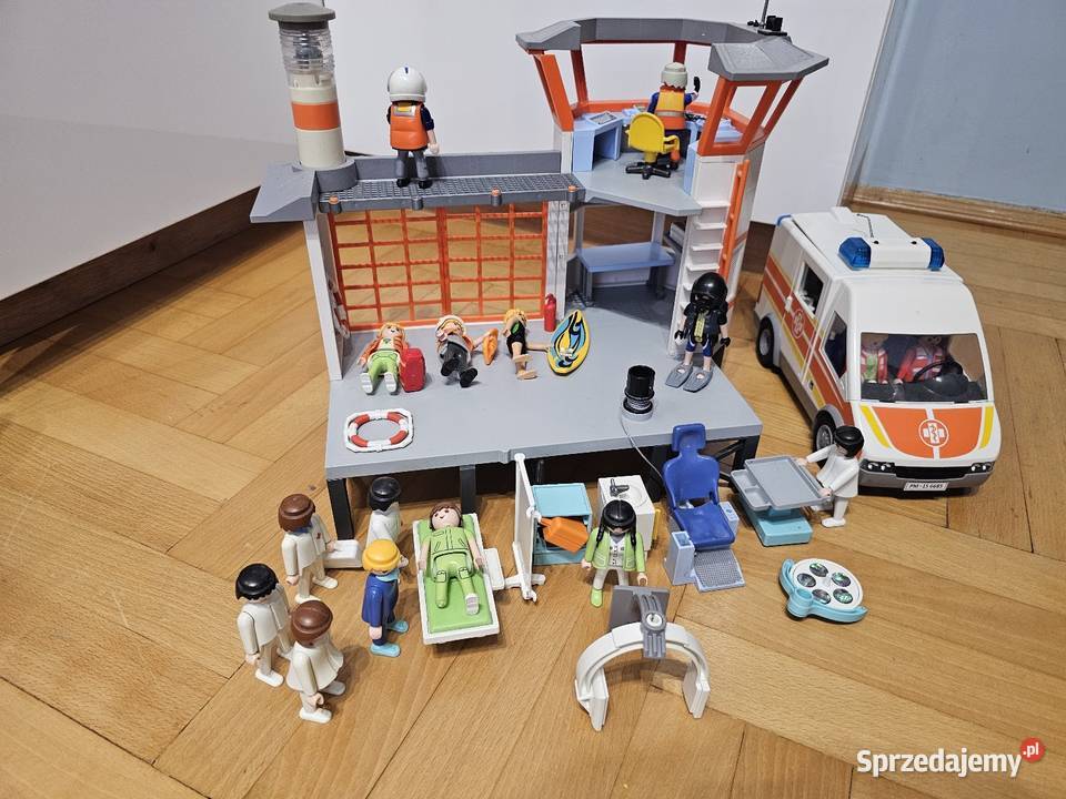 Playmobil Straż przybrzeżna karetka elementy