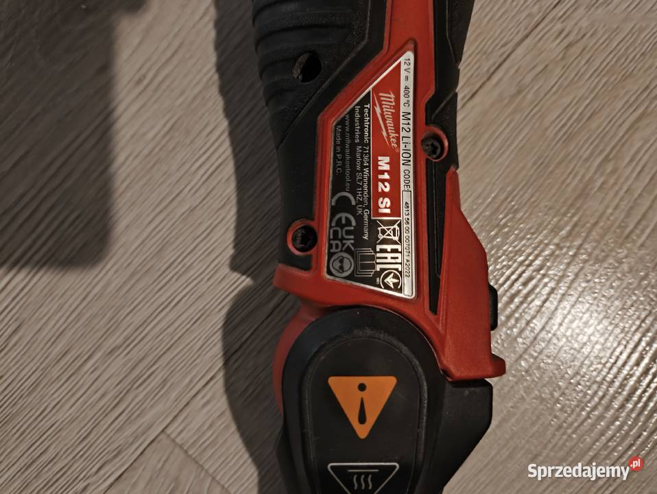 Lutownica Milwaukee m12 uszkodzona Czarnocin sprzedam