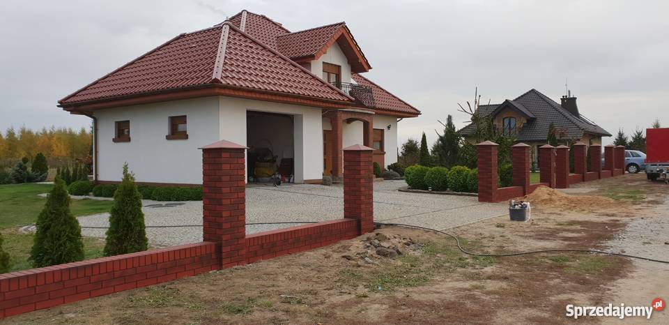 Ogrodzenia ala klinkier słupki murki imitacja Konin