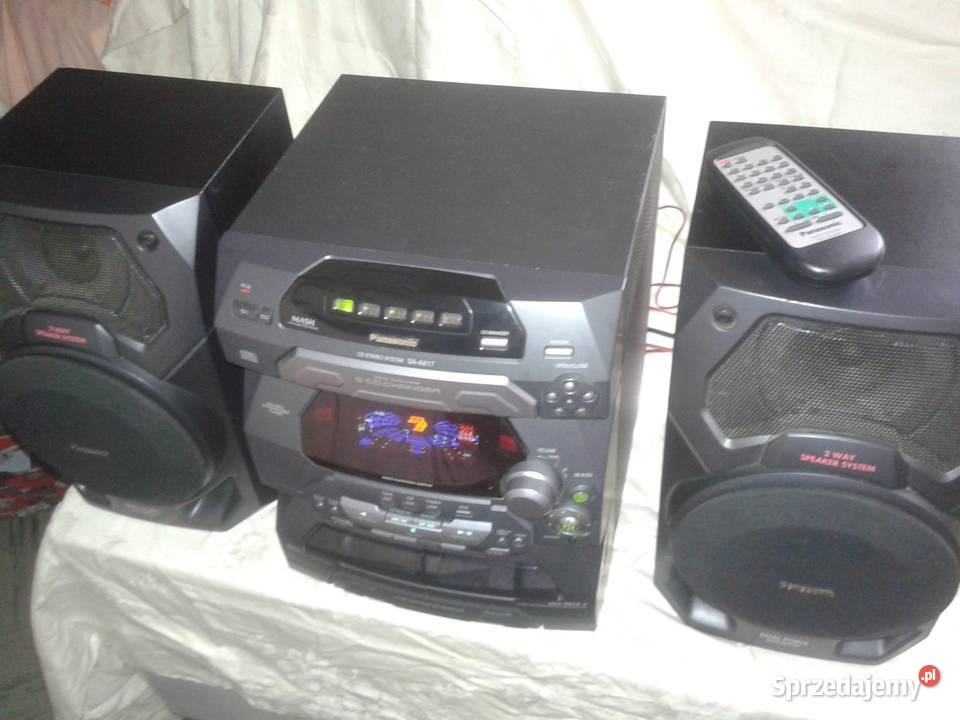 wieża PANASONIC 2x100w komplet z pilotem Ostrowiec Świętokrzyski