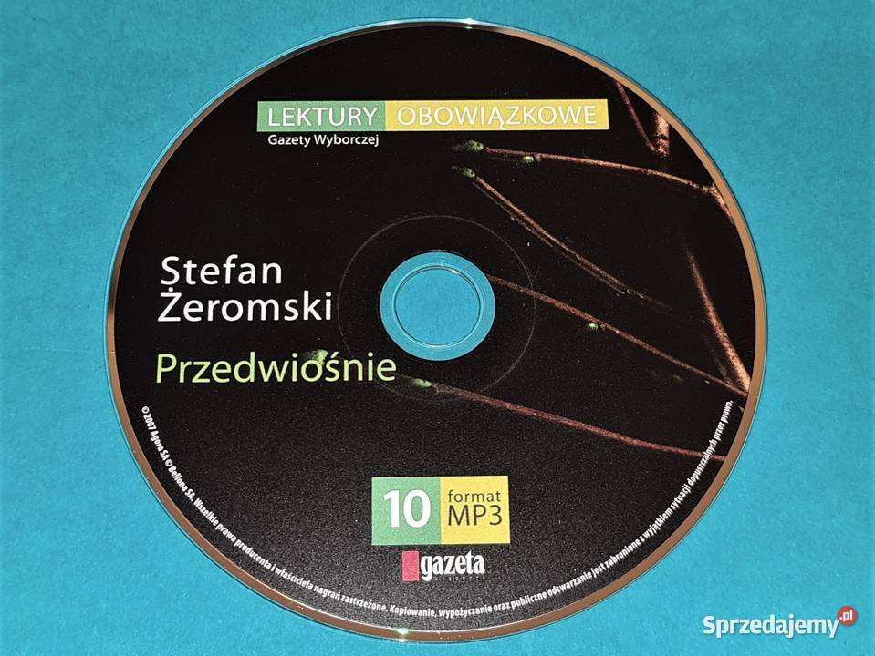 Przedwiośnie lektura na CD MP3 Warszawa sprzedam