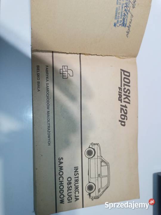Instrukcja obsługi Polski Fiat 126 Kozłów Biskupi